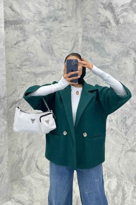 کت آستین سه رب فوتر دو دکمه