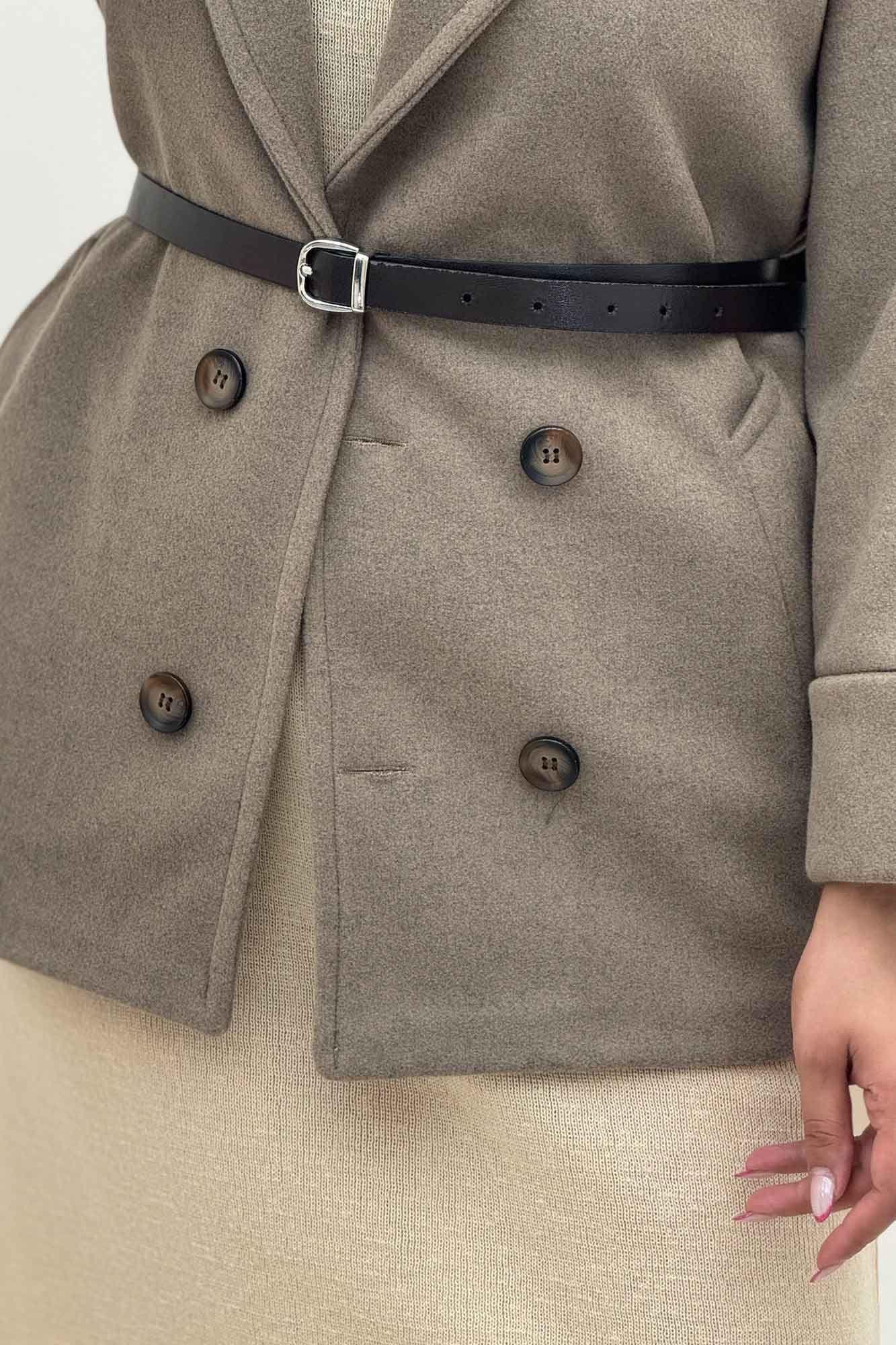 پالتو یقه انگلیسی چهار دکمه فوتر LOOK