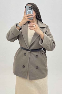 پالتو یقه انگلیسی چهار دکمه فوتر LOOK