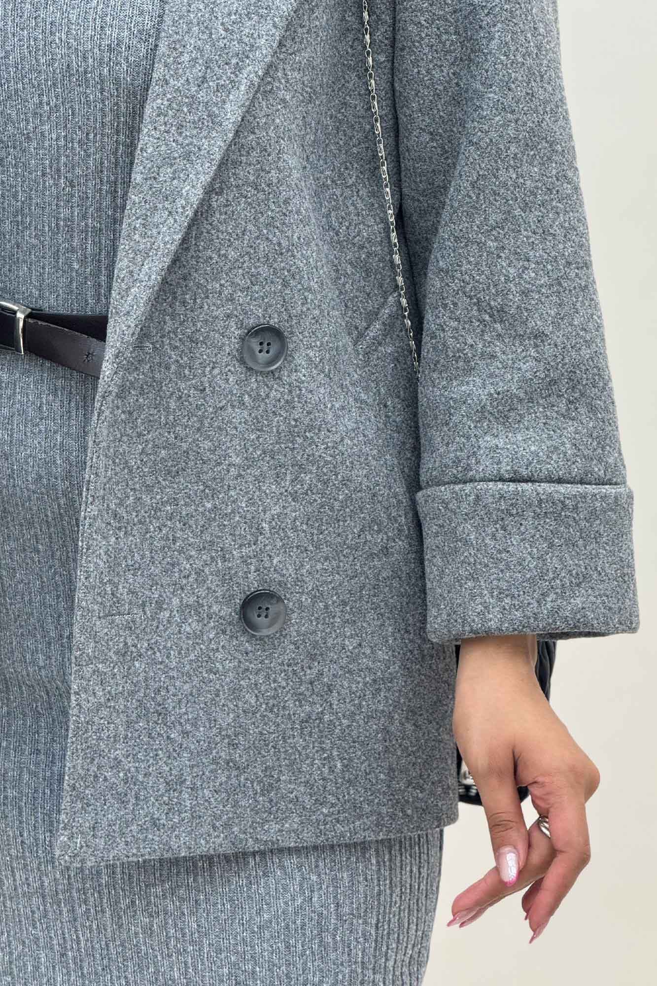 پالتو یقه انگلیسی چهار دکمه فوتر LOOK