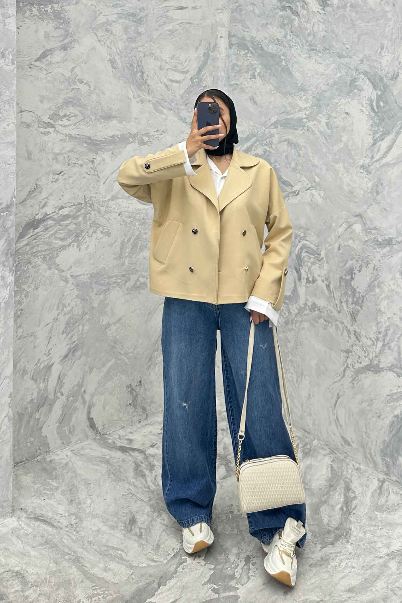 کت مازراتی مغزی دوزی یقه ب ب OXIN