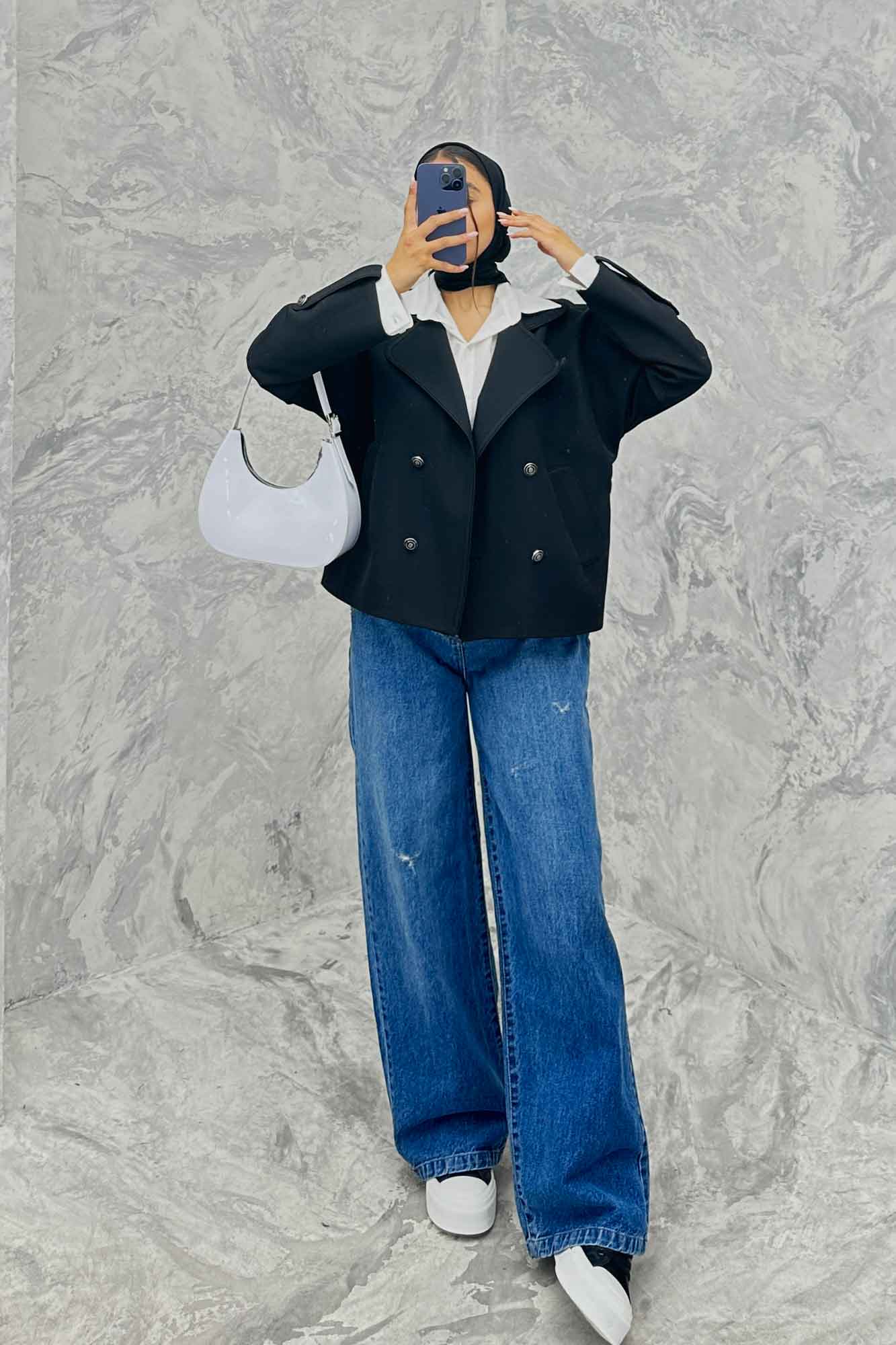 کت مازراتی مغزی دوزی یقه ب ب OXIN