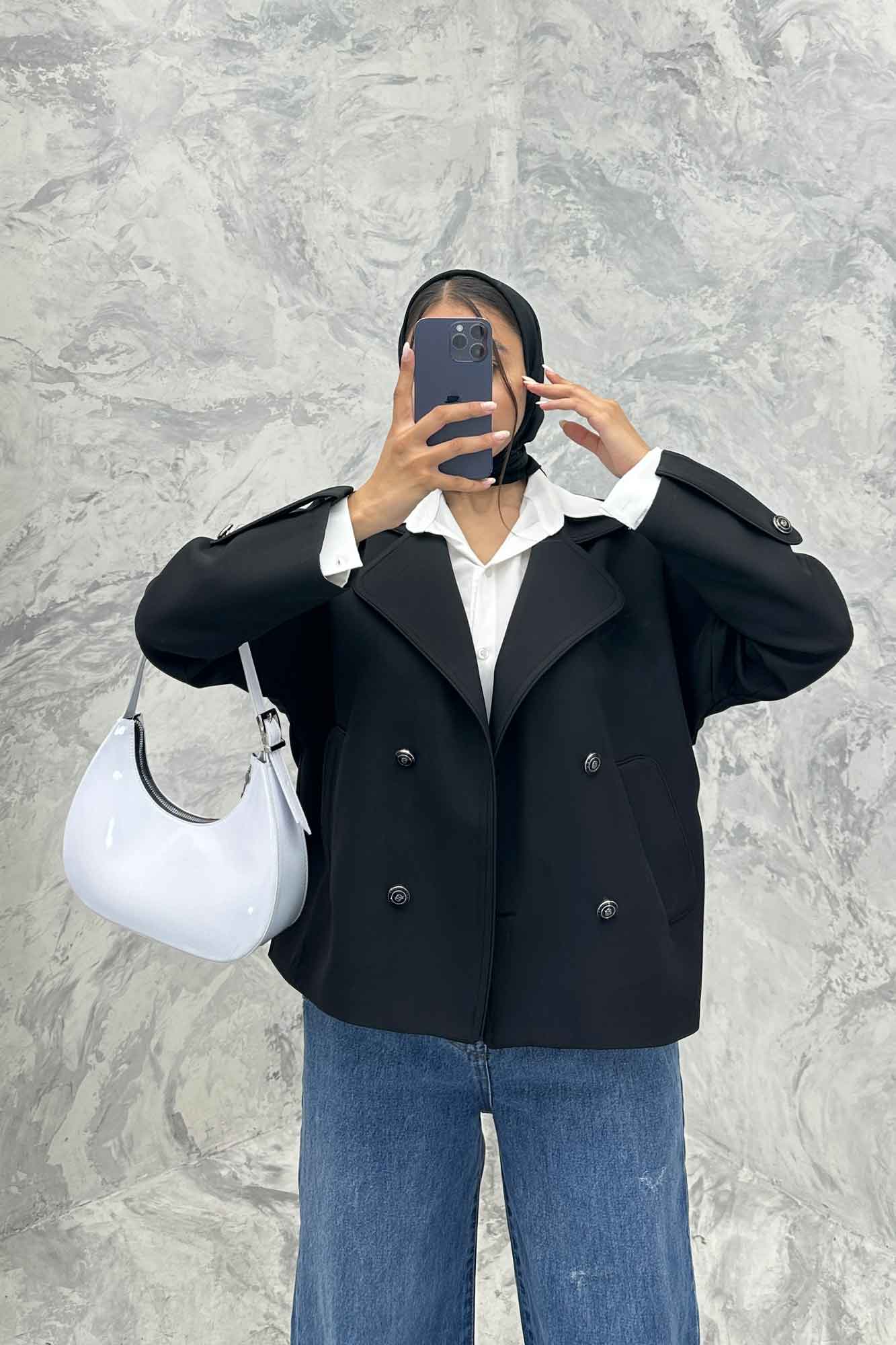 کت مازراتی مغزی دوزی یقه ب ب OXIN