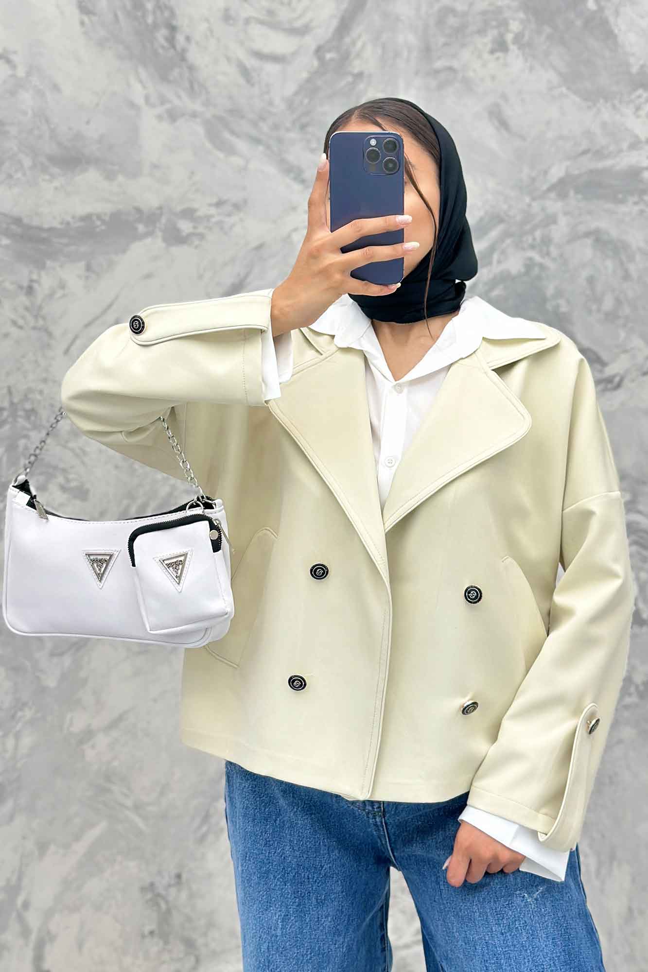 کت مازراتی مغزی دوزی یقه ب ب OXIN