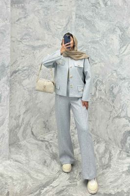 کت کوتاه فوتر طرح جیب آنیل