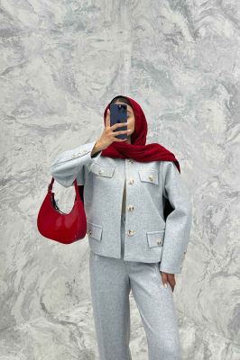 کت کوتاه فوتر طرح جیب آنیل