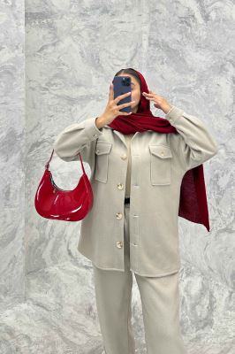 ست پالتو و شلوار روناک دو جیب پاکتی