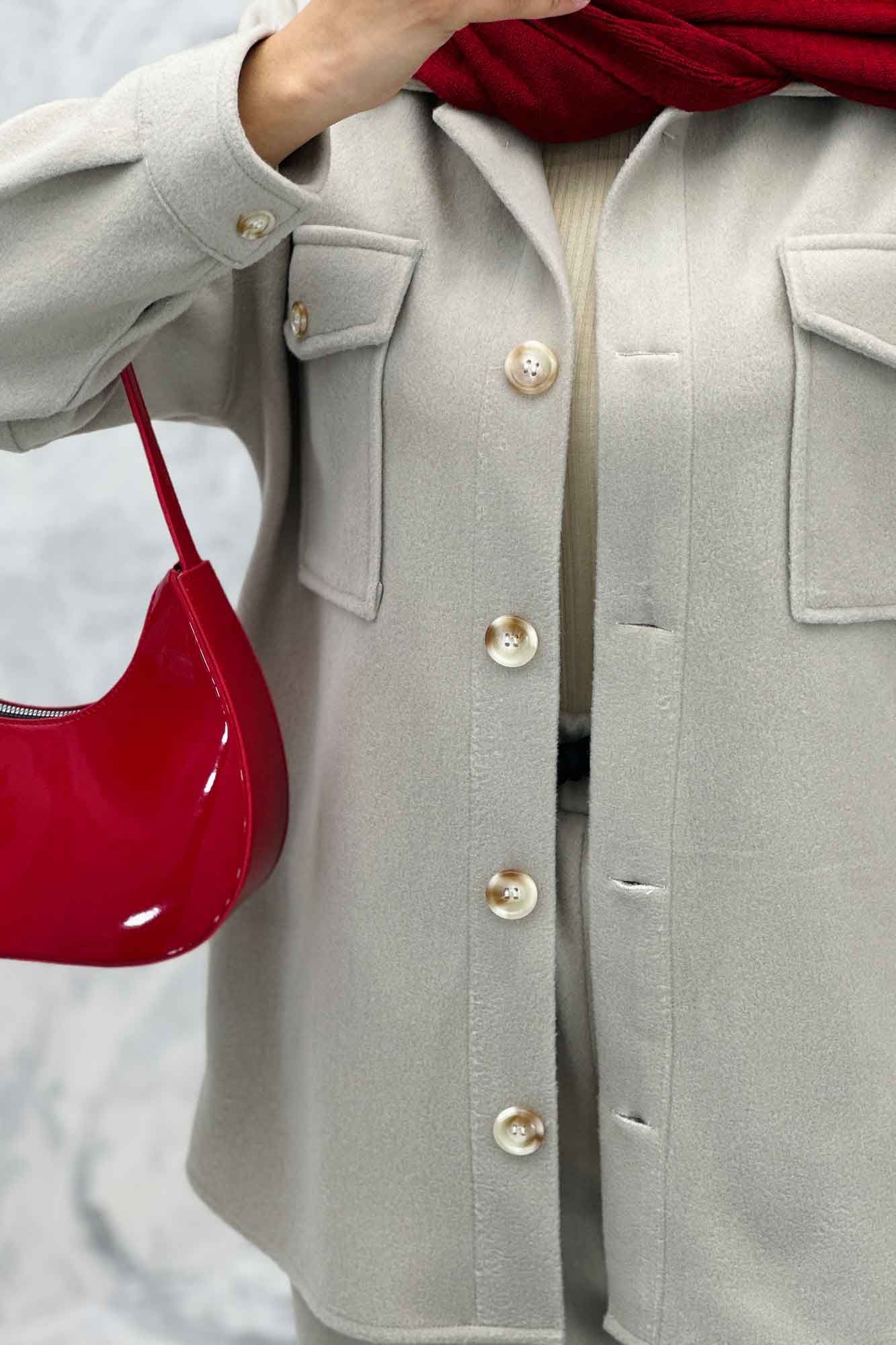 ست پالتو و شلوار روناک دو جیب پاکتی