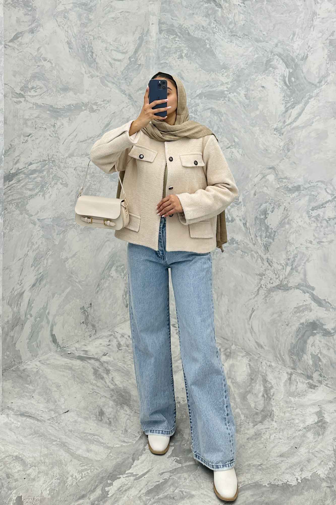 کت جیب نما آستردار لمزور پارمیس