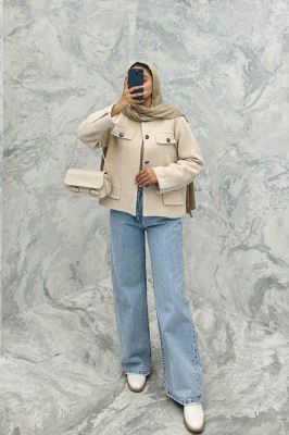 کت جیب نما آستردار لمزور پارمیس