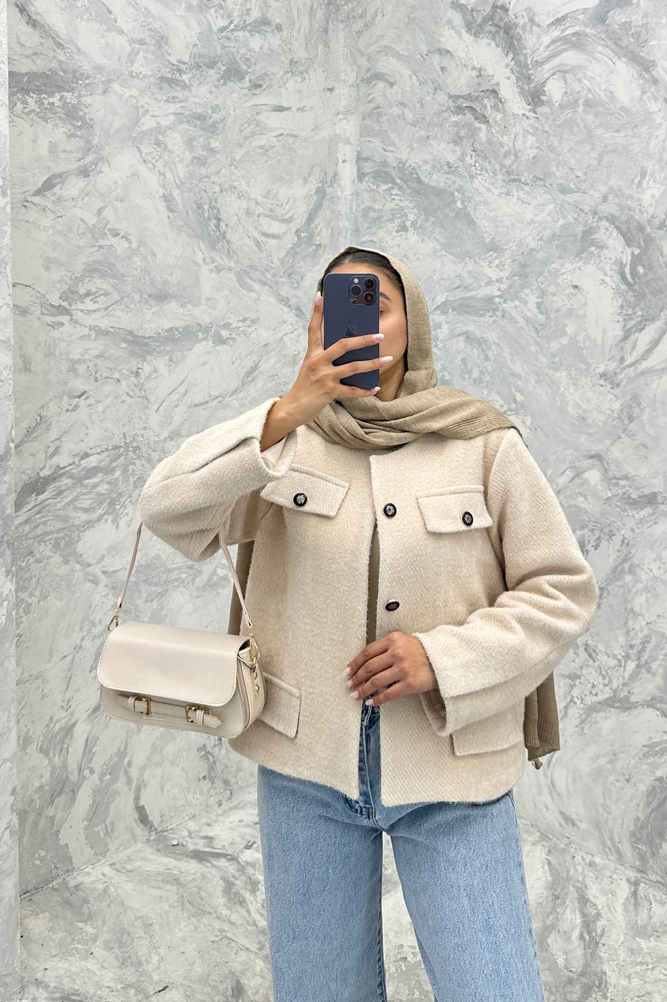 کت جیب نما آستردار لمزور پارمیس