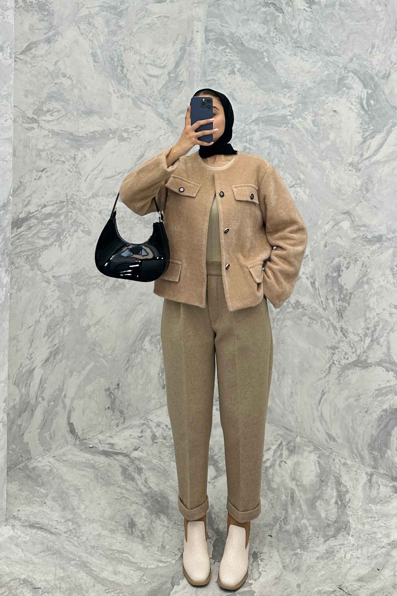 کت جیب نما آستردار لمزور پارمیس