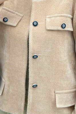 کت جیب نما آستردار لمزور پارمیس