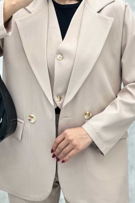 ست کت شلوار جلیقه دار مازراتیR