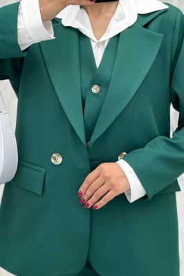 ست کت شلوار جلیقه دار مازراتیR