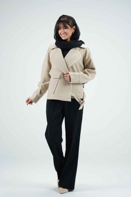 کت یقه ب ب فوتر تک جیب پاکتی