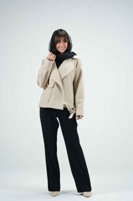 کت یقه ب ب فوتر تک جیب پاکتی