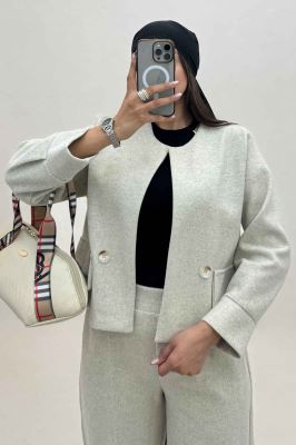 ست کت و شلوار جیب نما فوتر کژین