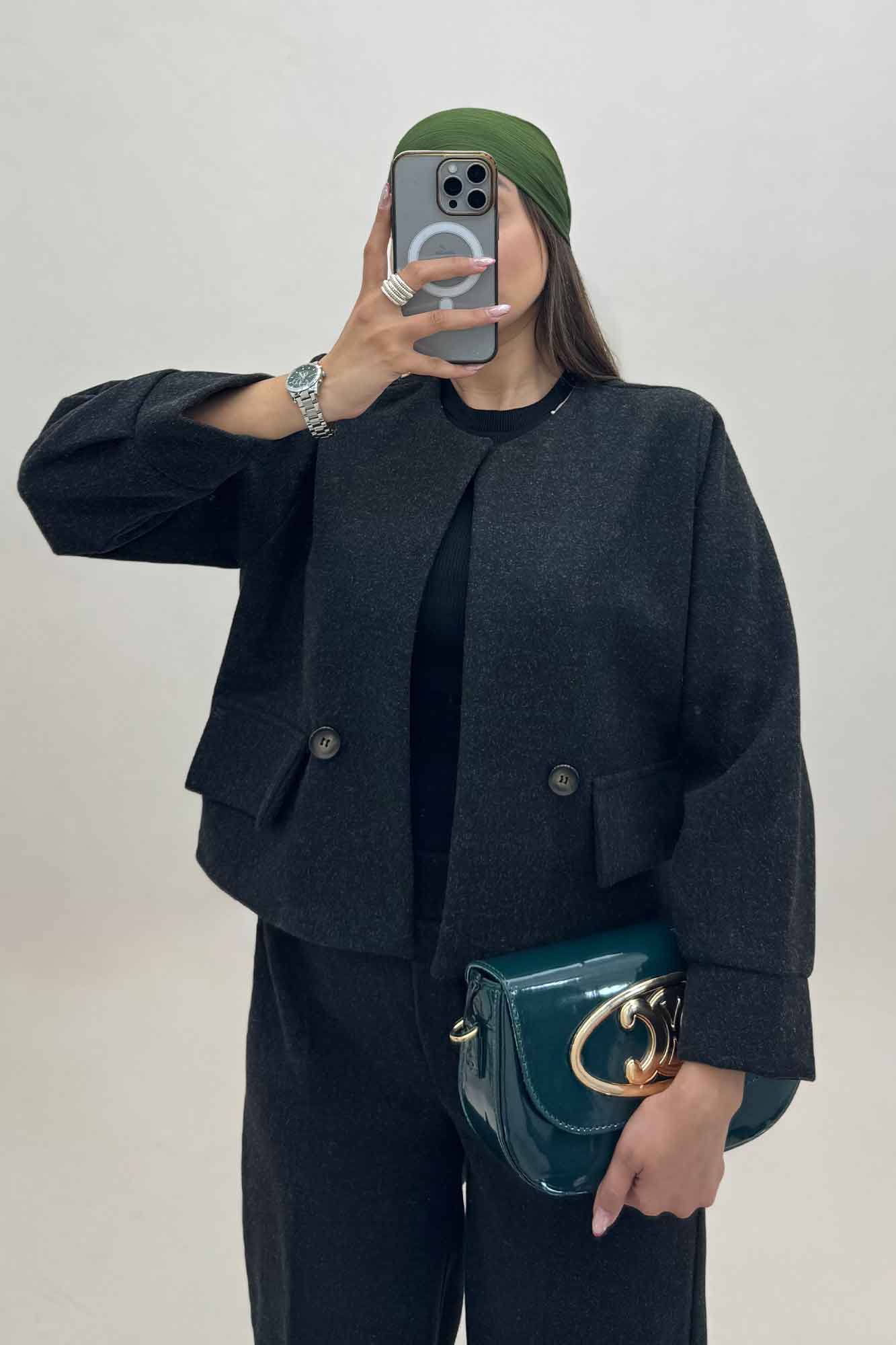 ست کت و شلوار جیب نما فوتر کژین