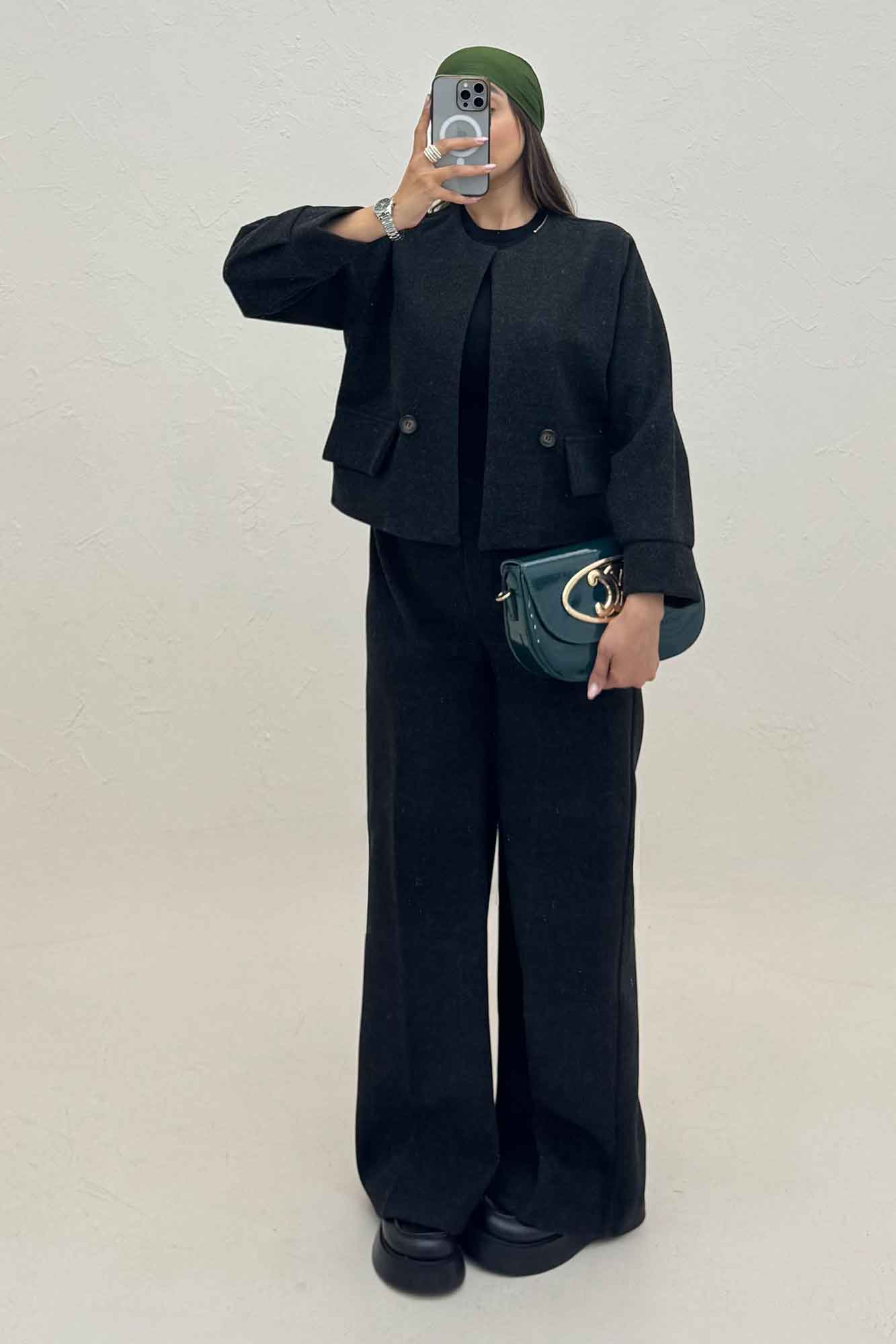 ست کت و شلوار جیب نما فوتر کژین