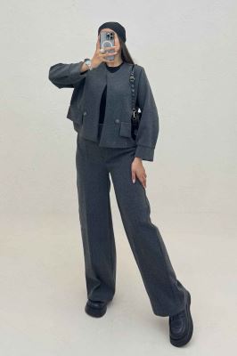 ست کت و شلوار جیب نما فوتر کژین