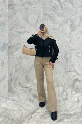 کراپ کت فیتیله طرح DIOR