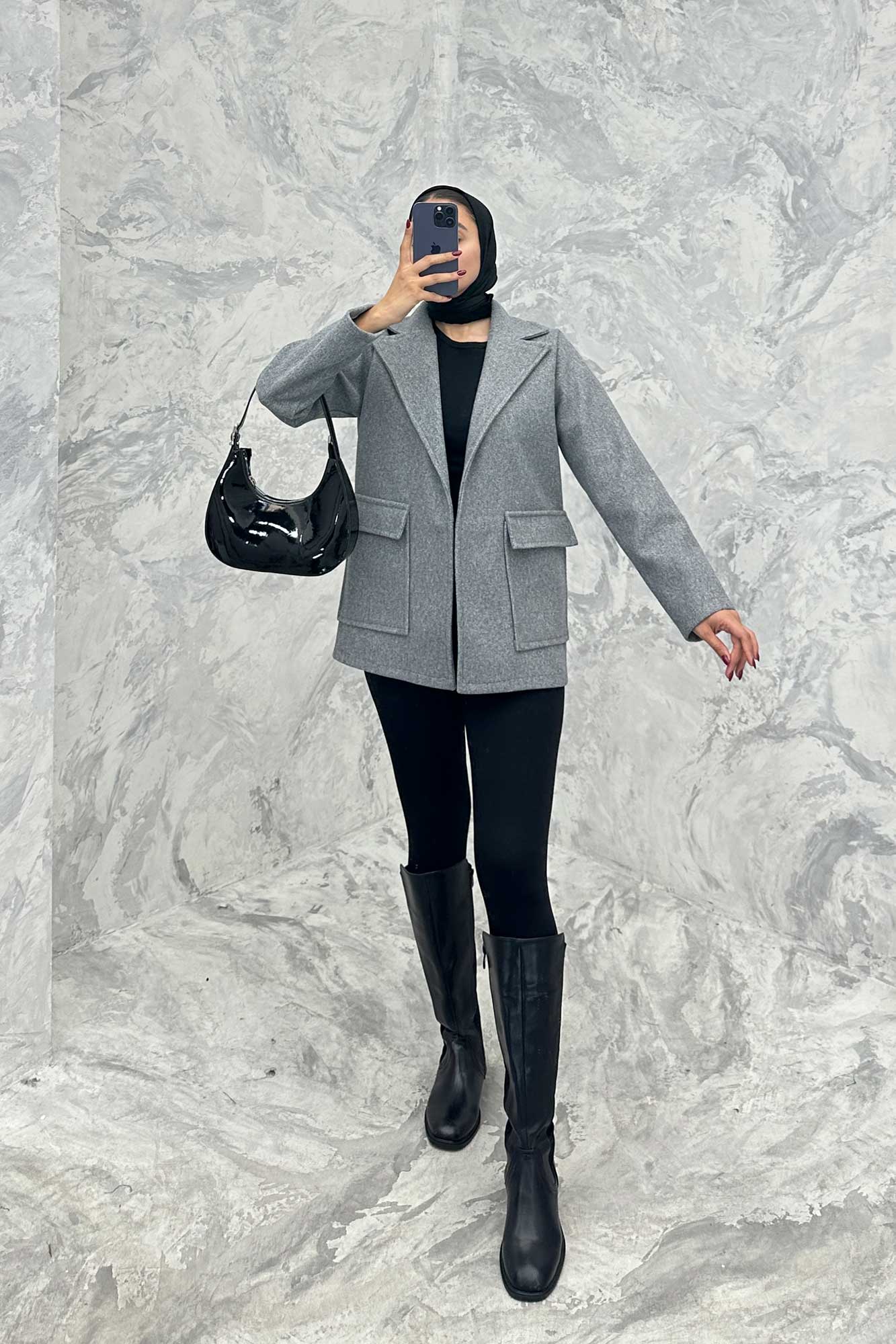 کت فوتر دو جیب پاکتی وانیا