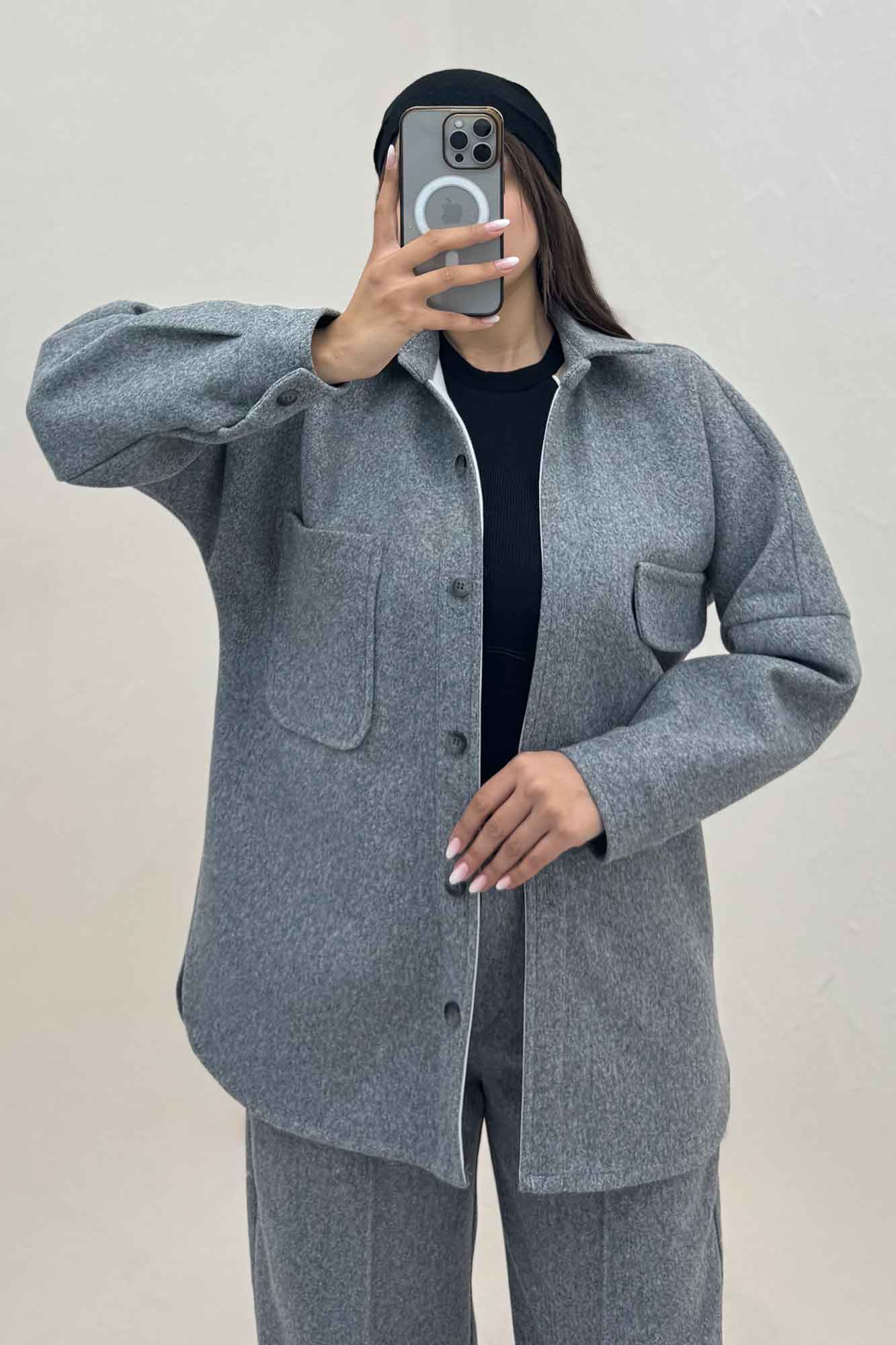 کت و شلوار فوتر جیب تا ب تا موژان