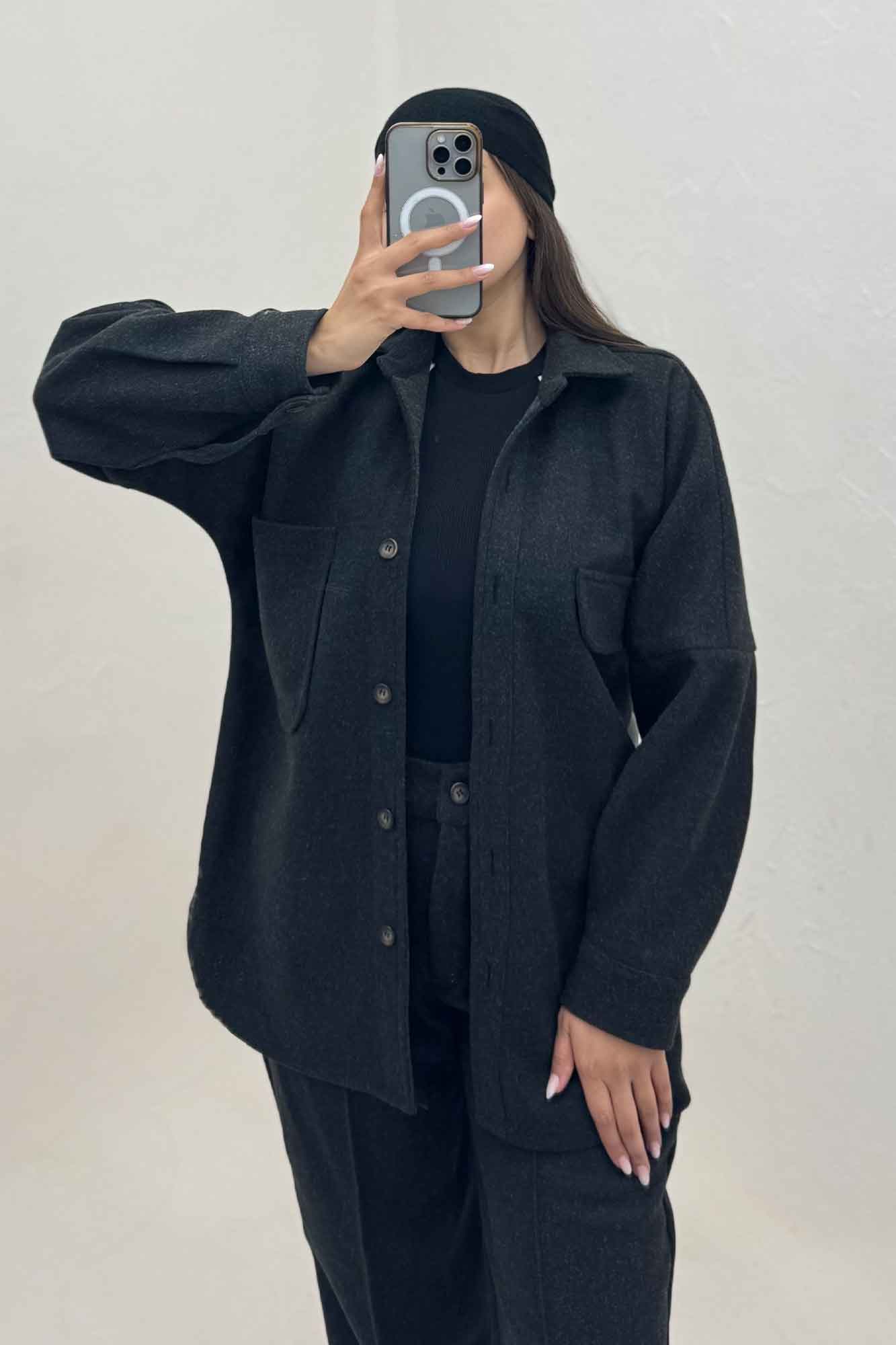 کت و شلوار فوتر جیب تا ب تا موژان