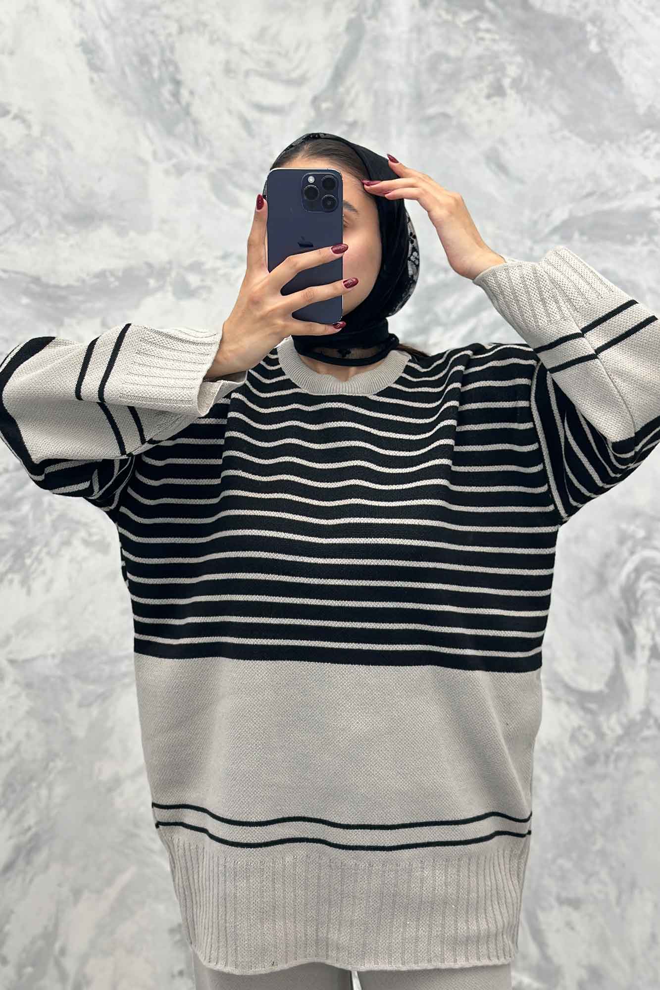 ست دورس و شلوار بافت پایین کشبافت