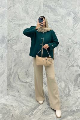 کت یقه گرد فوتر VIVIANNE