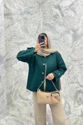 کت یقه گرد فوتر VIVIANNE