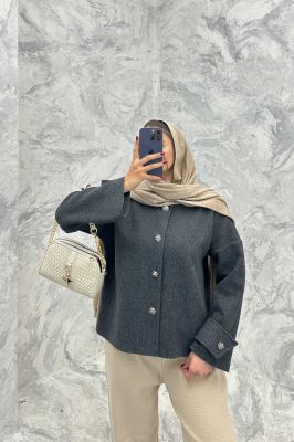 کت یقه گرد فوتر VIVIANNE