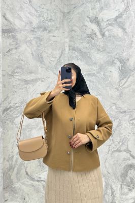 کت یقه گرد فوتر VIVIANNE