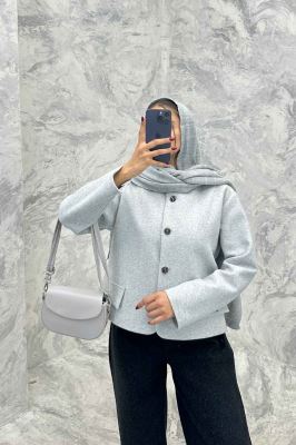 کت کوتاه فوتر یقه گرد آرام