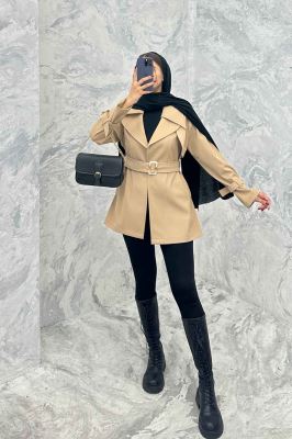 ترنچ کت دو یقه پرادا