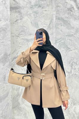 ترنچ کت دو یقه پرادا