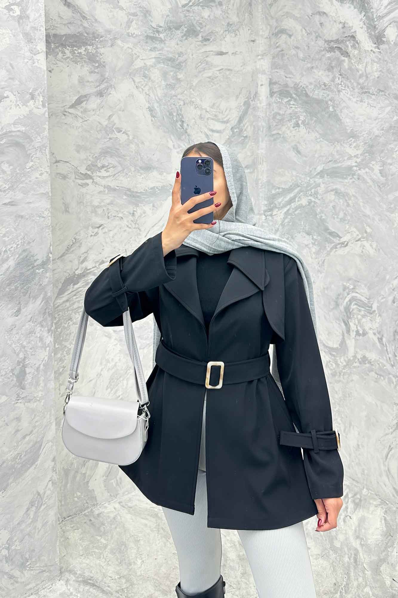 ترنچ کت دو یقه پرادا