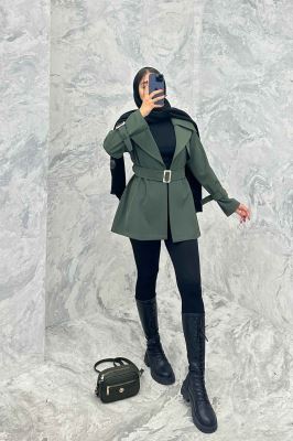 ترنچ کت دو یقه پرادا