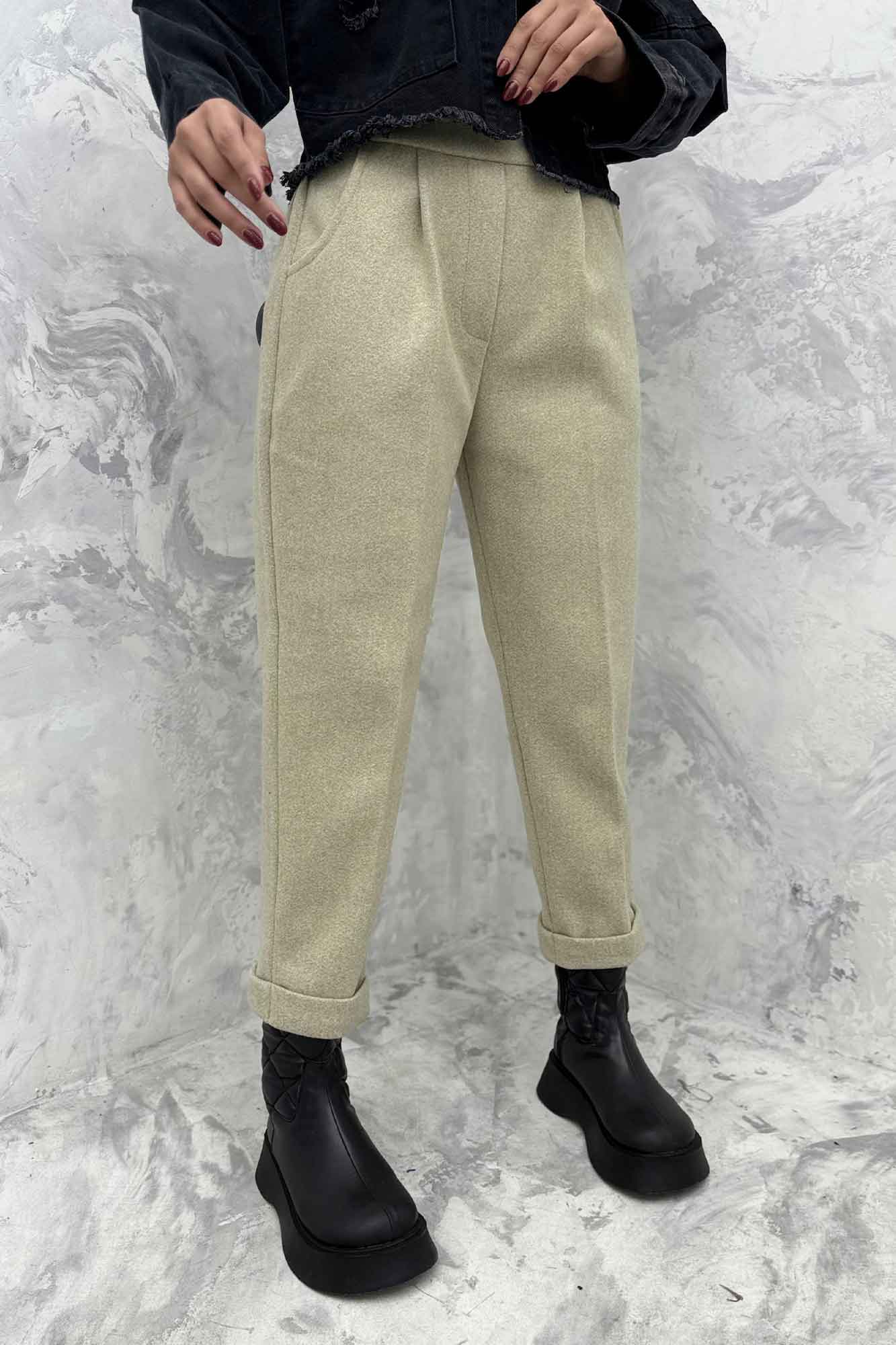 شلوار راسته پاکتی فوتر