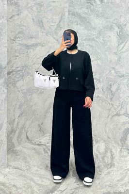 ست کت و شلوار فیتیله طرح LV