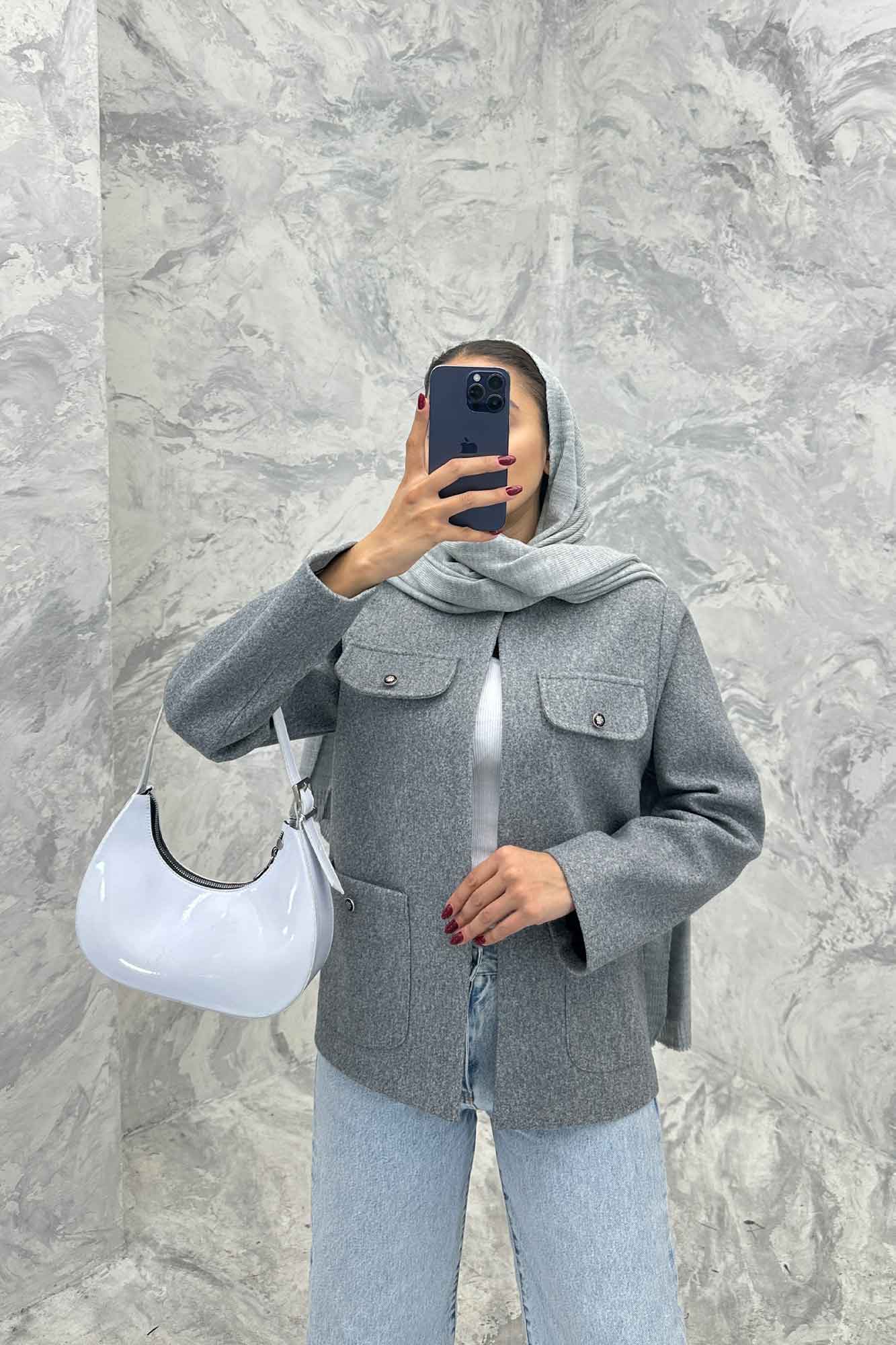 کت چهار جیب فوتر یقه سه سانت