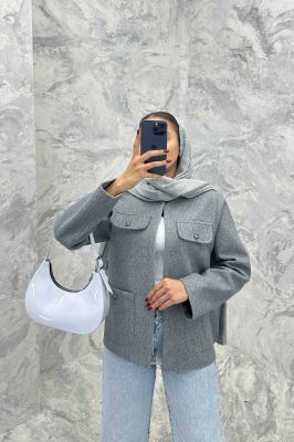 کت چهار جیب فوتر یقه سه سانت