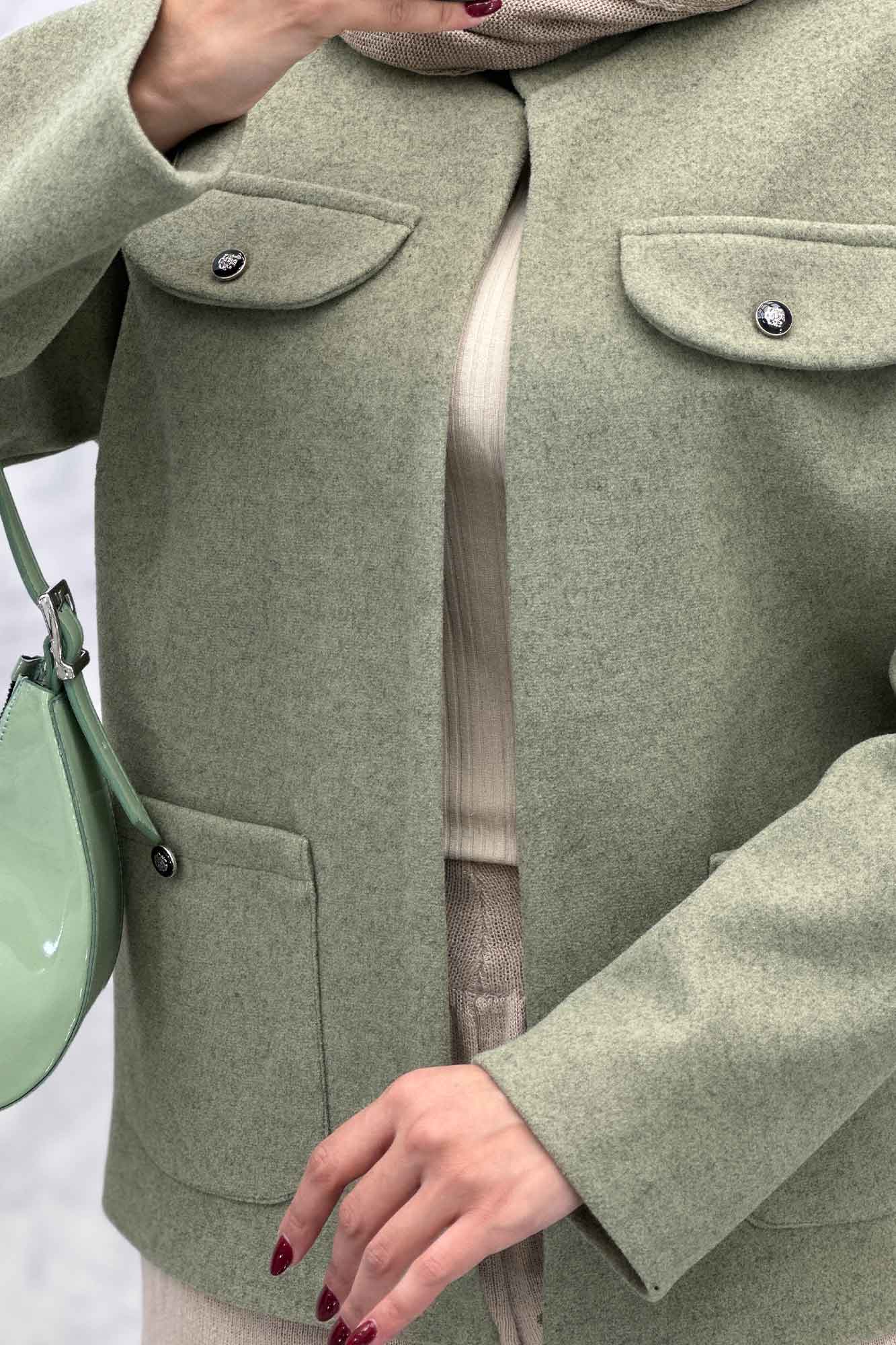 کت چهار جیب فوتر یقه سه سانت