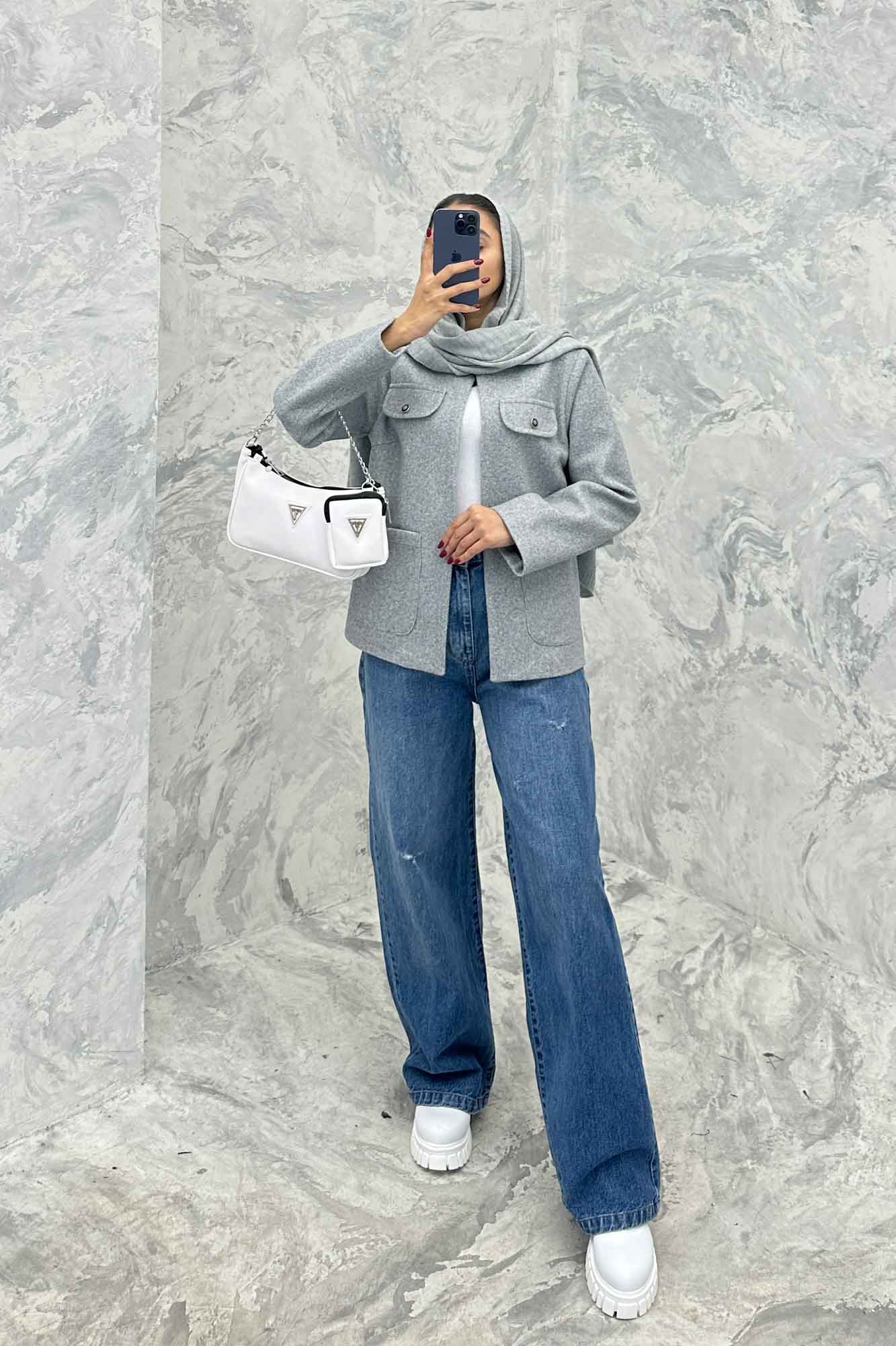 کت چهار جیب فوتر یقه سه سانت