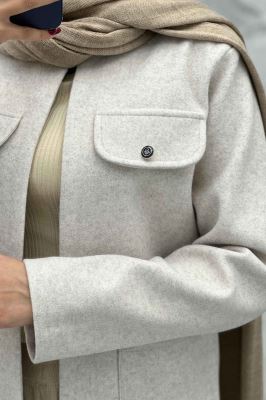 کت چهار جیب فوتر یقه سه سانت