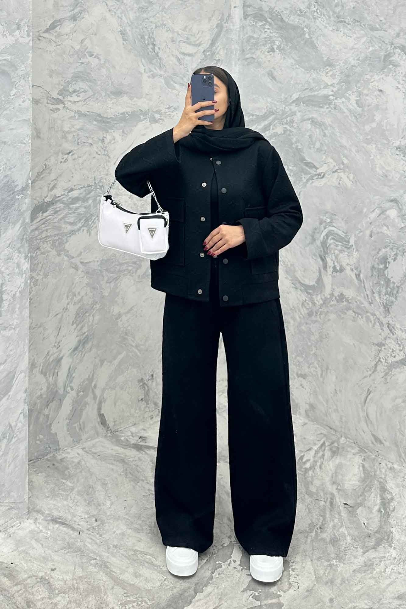 ست دوپی اس دکمه ای فیتیله طرح LV