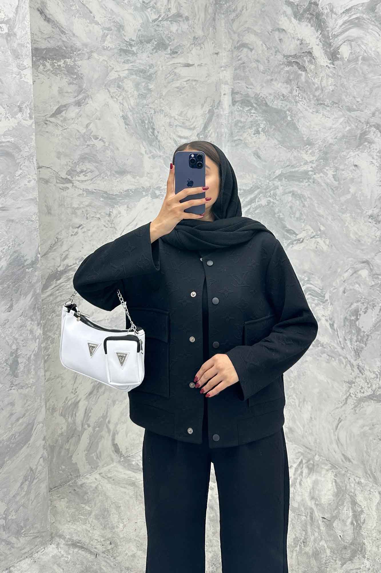 ست دوپی اس دکمه ای فیتیله طرح LV