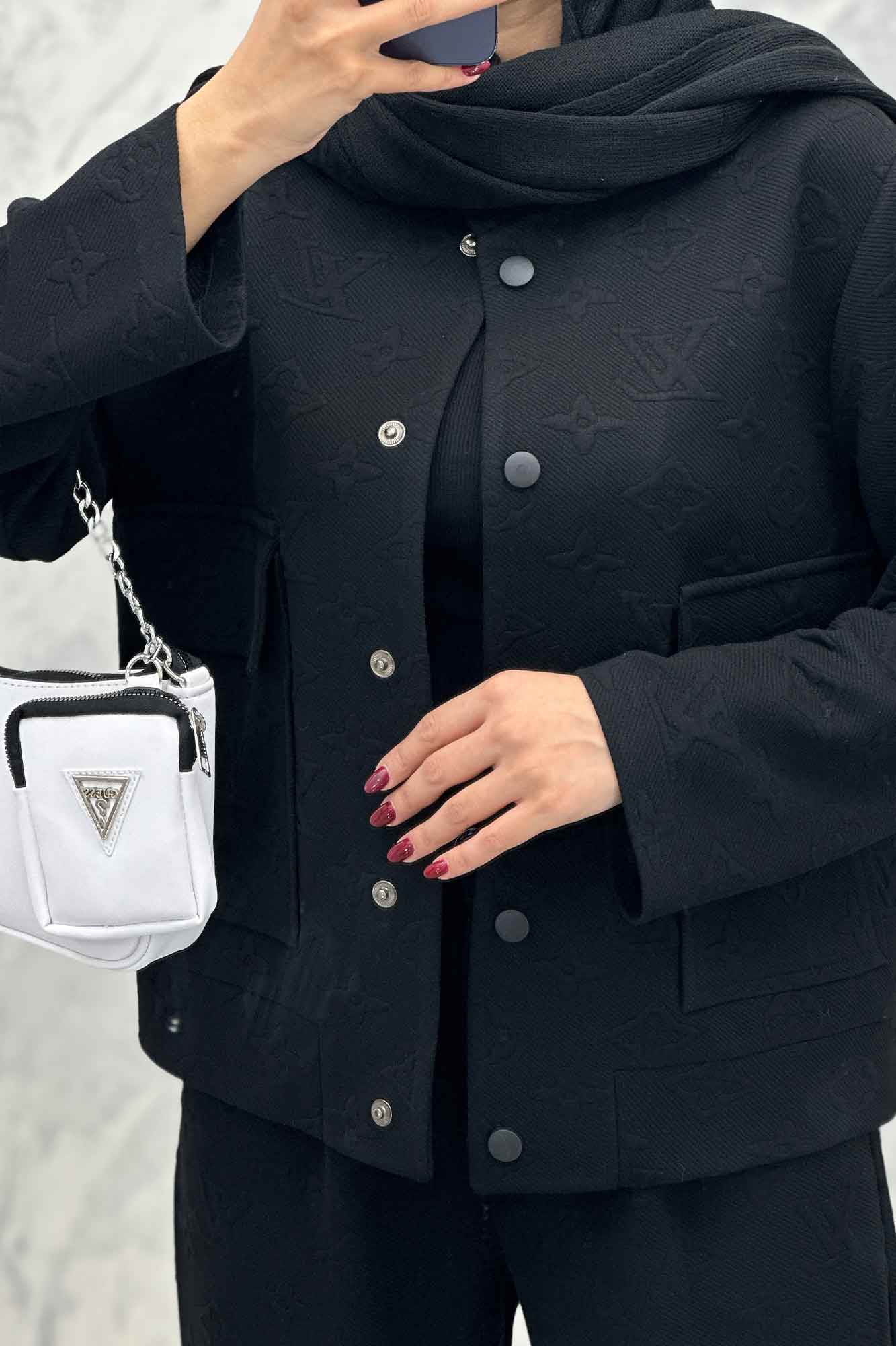 ست دوپی اس دکمه ای فیتیله طرح LV