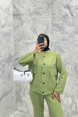 ست دوپی اس دکمه ای فیتیله طرح DIOR